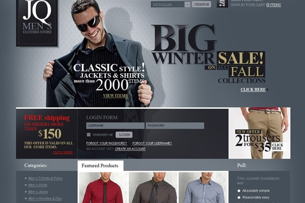 Creation and development of an online store website in NYC & throughout the USA