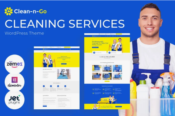 Website development for a cleaning service in NYC & throughout the USA